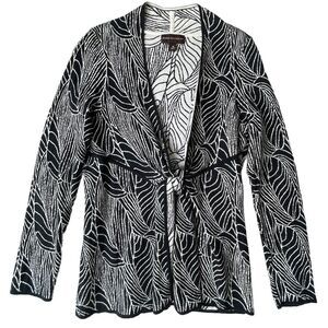 Dana Buchman Women's Cardigan Sweater Size XS Front Tie Wrap‎ Grunge Whimsigoth